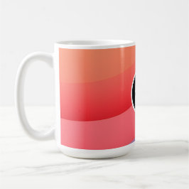 Abstrakte dynamische Regenbogenwälder | Logo hinzu Kaffeetasse