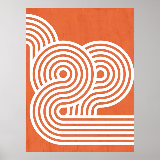 Abstrakte dynamische Rhythmen Poster (Vorne)