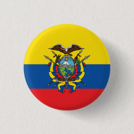 Abstrakte Ecuador-Flagge, Republik von Button