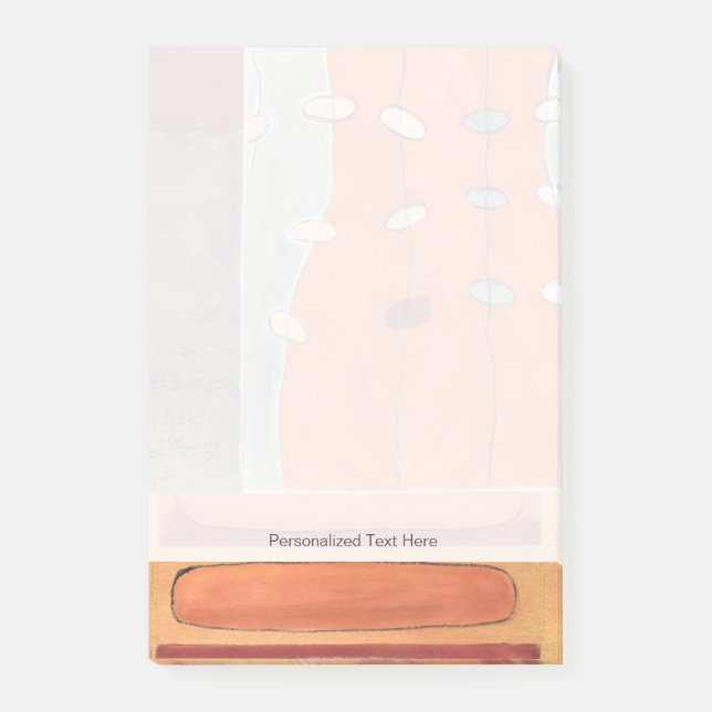 Abstrakte Eierparade von Erica J. Vess Post-it Klebezettel (Vorderseite)