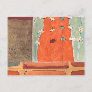 Abstrakte Eierparade von Erica J. Vess Postkarte