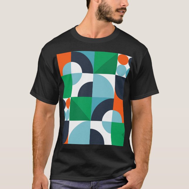 Abstrakte, einfache Formen T-Shirt (Vorderseite)