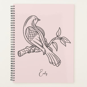 Abstrakte Einfache Linie Kunst Illustration , Boho Planer
