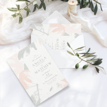 Abstrakte Einladung im Frühjahr