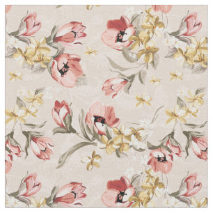 Abstrakte Elegance Blumenmuster 3 Stoff