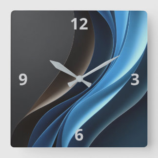 Abstrakte Elegance individuell anpassbare Uhr