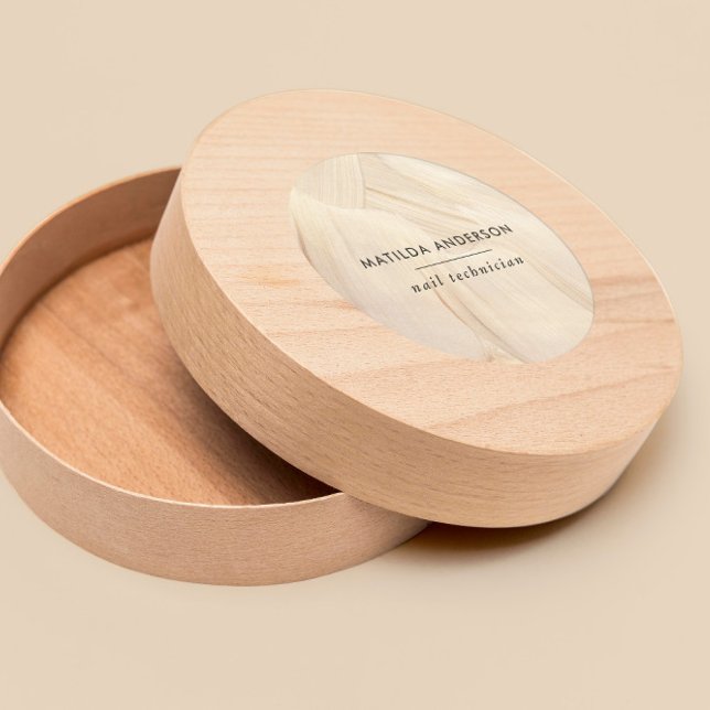 Abstrakte Elegant, einfach gestrichen Runder Aufkleber (Von Creator hochgeladen)