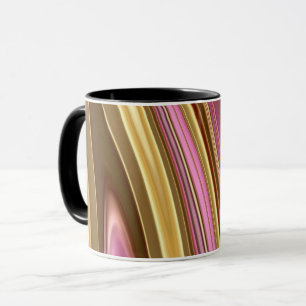 Abstrakte, elegante Fließstruktur aus flüssigem Ma Tasse