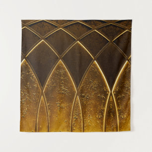 Abstrakte elegante Kunst Deko geometrisch verziert Wandteppich