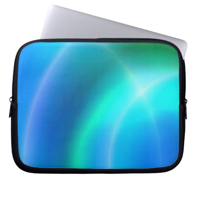 Abstrakte Elektronik Laptopschutzhülle (Vorderseite)