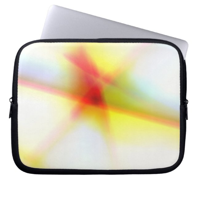 Abstrakte Elektronik Laptopschutzhülle (Vorderseite)