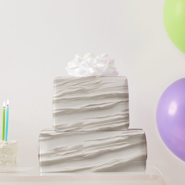 Abstrakte Elfenbeinstruktur Geschenkpapier (Partygeschenke)