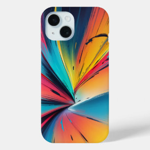 Abstrakte Energiekunst in Neon mit pulsierender Ge Case-Mate iPhone Hülle