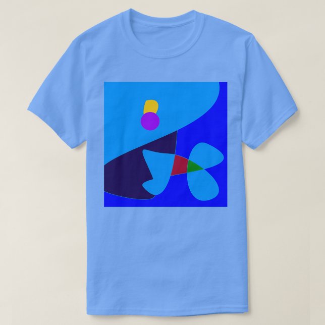 Abstrakte Entspannung 30 Aquarium T-Shirt (Design vorne)