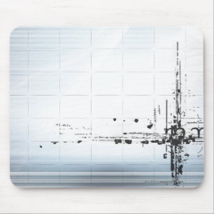 Abstrakte Entwürfe auf Gitter Mousepad