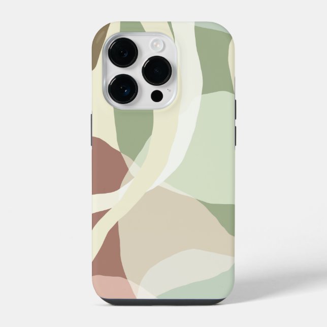 Abstrakte Erdigkeit iPhone 14 Pro Hülle (Rückseite)