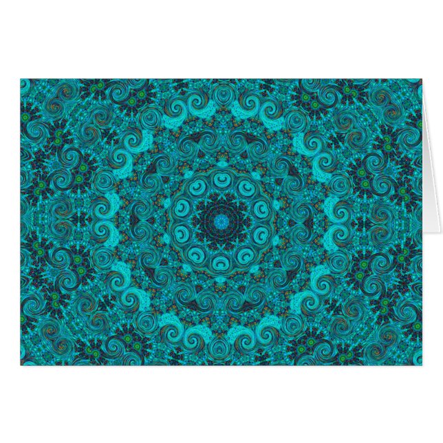 abstrakte Erdkarte (Vorderseite (Horizontal))
