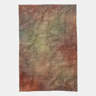 Abstrakte Erdton-Farbküchen-Tücher Geschirrtuch