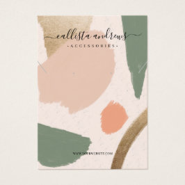 Abstrakte Erdtöne, Gold, verschaffen Nekklasseanze