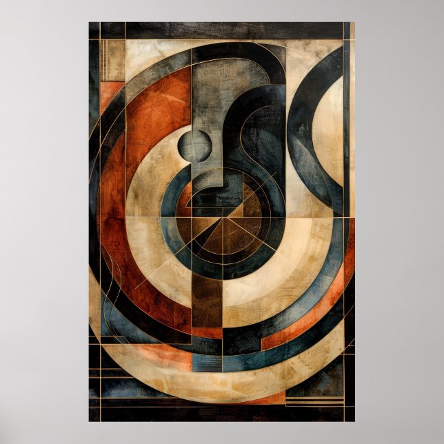 Abstrakte Essenz Poster (Vorne)