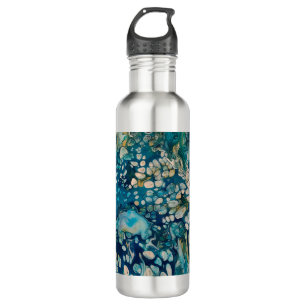 Abstrakte Fantasie unter Wasser Edelstahlflasche