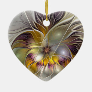 Abstrakte Fantasy Blume Fraktal Kunst, Dichtung un Keramik Ornament