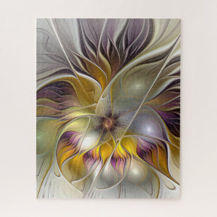 Abstrakte Fantasy-Blume Modernes Fraktal