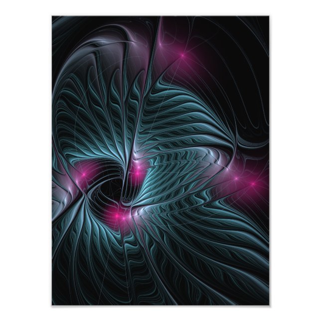 Abstrakte Fantasy Fraktal Poster (Vorne)
