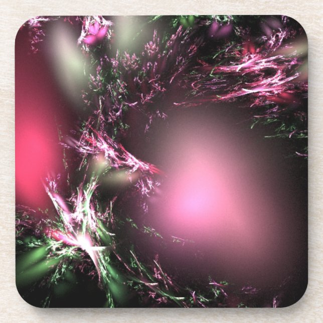 Abstrakte Farbe der Natur Untersetzer (Vorderseite)