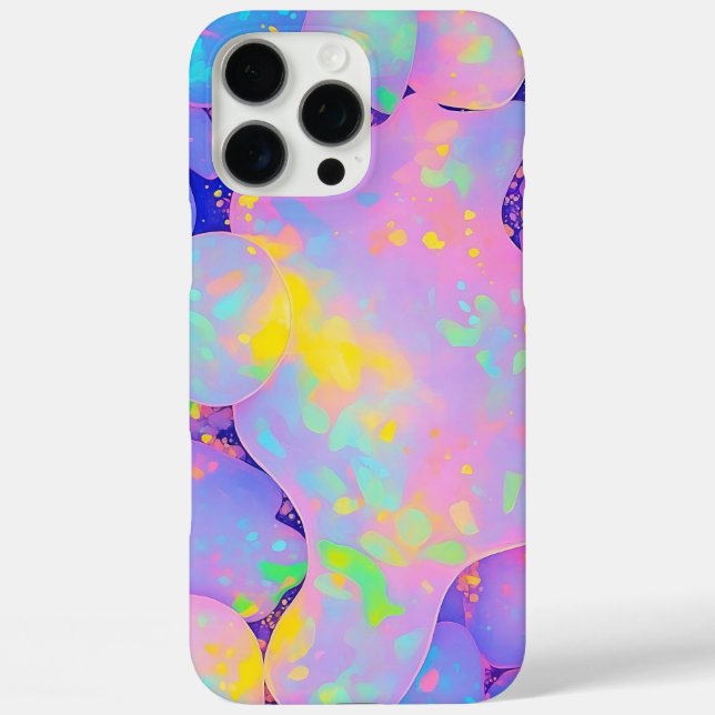 Abstrakte Farbe des pastelfarbenen Designs iPhone 16 Pro Max Hülle (Rückseite)