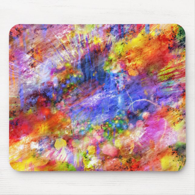 Abstrakte Farbe Mousepad (Vorne)