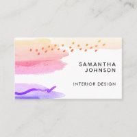 Abstrakte Farbe Orange Rosa Lila Design