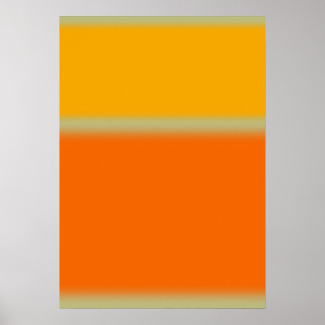 Abstrakte Farbe Poster (Vorne)