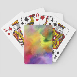Abstrakte Farbe Spielkarten