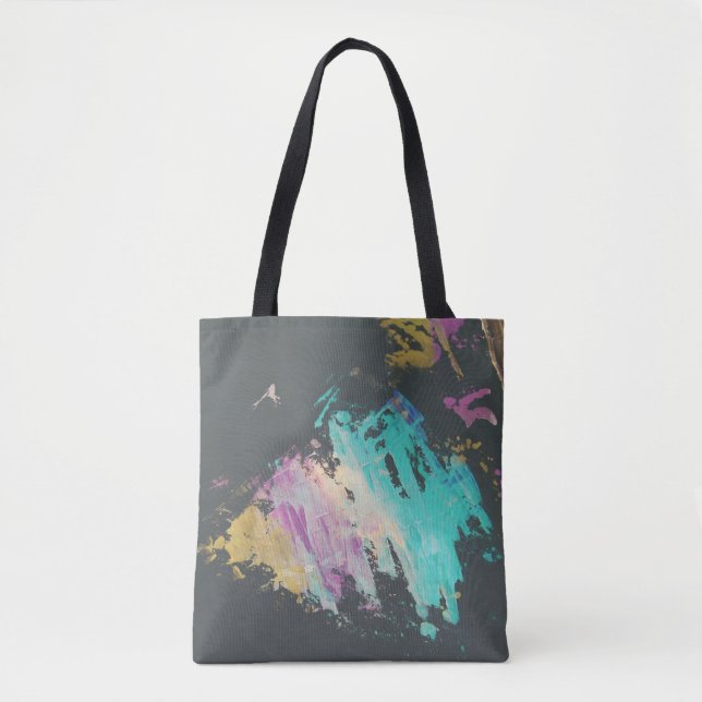 Abstrakte Farbe Tasche (Vorderseite)