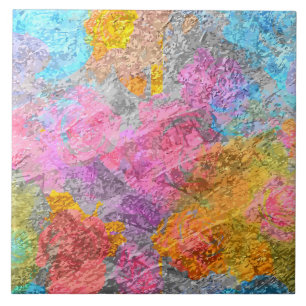 Abstrakte Farben Fliese