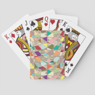 Abstrakte Farben Gold Spielkarten