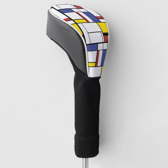 Abstrakte Farben Golf Headcover (angewinkelt)
