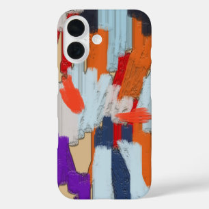 Abstrakte Farben iPhone 16 Hülle