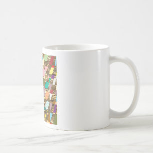 Abstrakte Farben Kaffeetasse