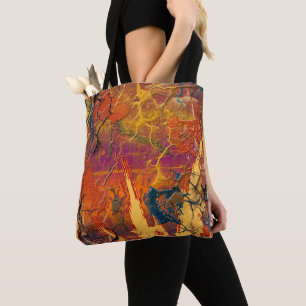 Abstrakte Farben, Kunst Tasche
