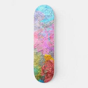 Abstrakte Farben Skateboard