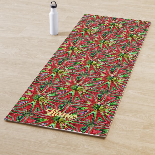 Abstrakte Farben und Formen Personalisiert Yogamatte (Beispiel)