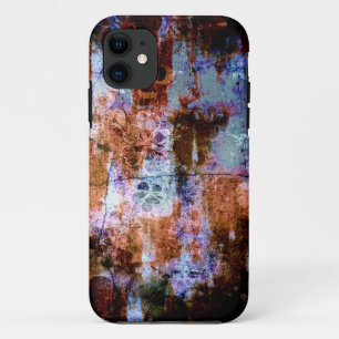 Abstrakte, farbenfrohe Kunst Blumenbeete iPhone 11 Hülle