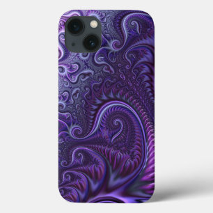 Abstrakte Farbenfrohe Lilac & Violet Spirale Muste Case-Mate iPhone Hülle