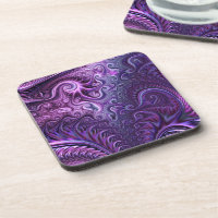 Abstrakte Farbenfrohe Lilac & Violet Spirale Muste