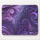 Abstrakte Farbenfrohe Lilac & Violet Spirale Muste Mousepad<br><div class="desc">Abstrakte farbenfrohe mysteriöse lila und violette kosmische Fraktal Spirale Muster.</div>