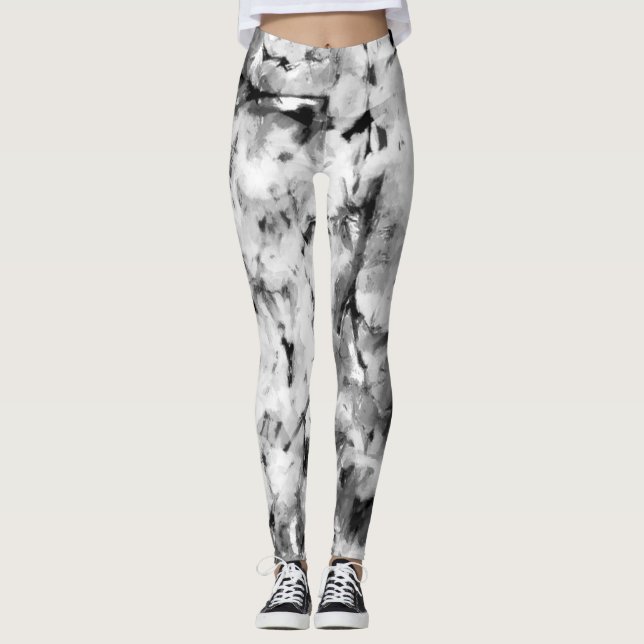 Abstrakte, farbenfrohe Muster, hell, elegant Leggings (Vorderseite)