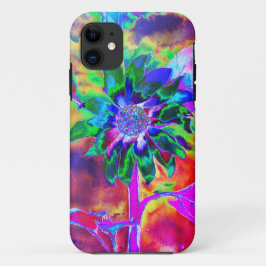 Abstrakte, farbenfrohe psychedelische Chakra-Sonne Case-Mate iPhone Hülle