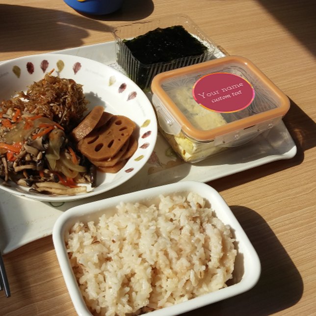 Abstrakte, farbenfrohe, rosafarbene Sonderzeichen Etiketten (Von Creator hochgeladen)